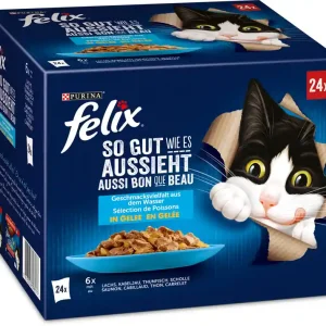 Felix So gut wie es aussieht - Gelees Geschmacksvielfalt aus dem Wasser 24 x 85 g Rabatt